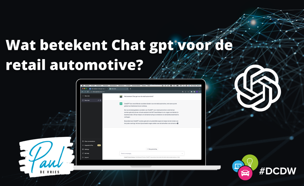 Wat betekent ChatGPT voor de retail automotive?